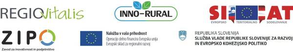 REGIO VITALIS, SI-AT Evropsko teritorialno sodelovanje, Republika Slovenija Ministrstvo za gospodarski razvoj in tehnologijo, Naložba v vašo prihodnost – Operacijo delno financira Evropska unija, Evropski sklad za regionalni razvoj